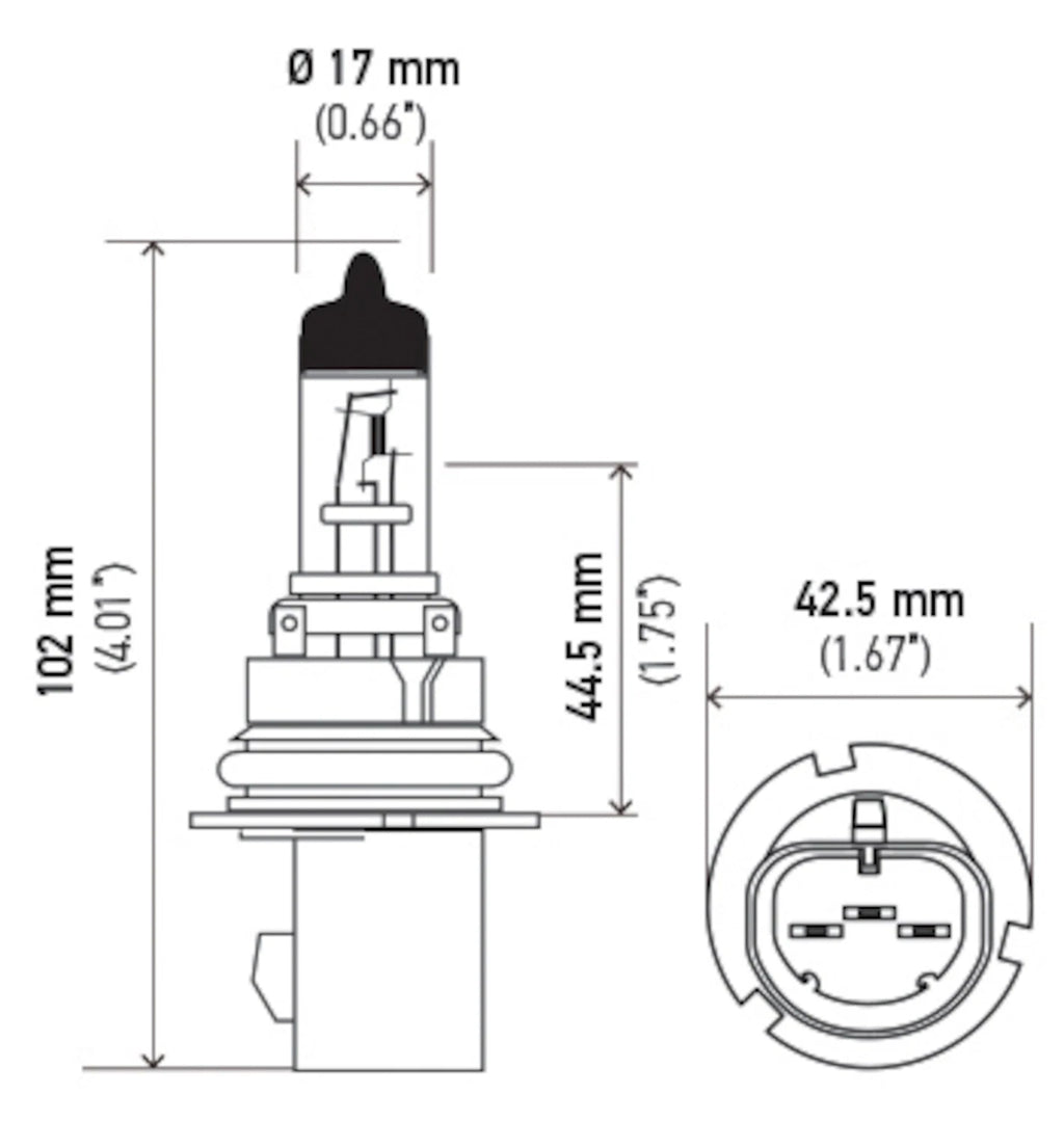 Hella Low Beam Headlight Bulb for Dodge Ram 1500 (H71071472)