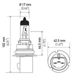 Hella Low Beam Headlight Bulb for Dodge Ram 1500 (H71071472)