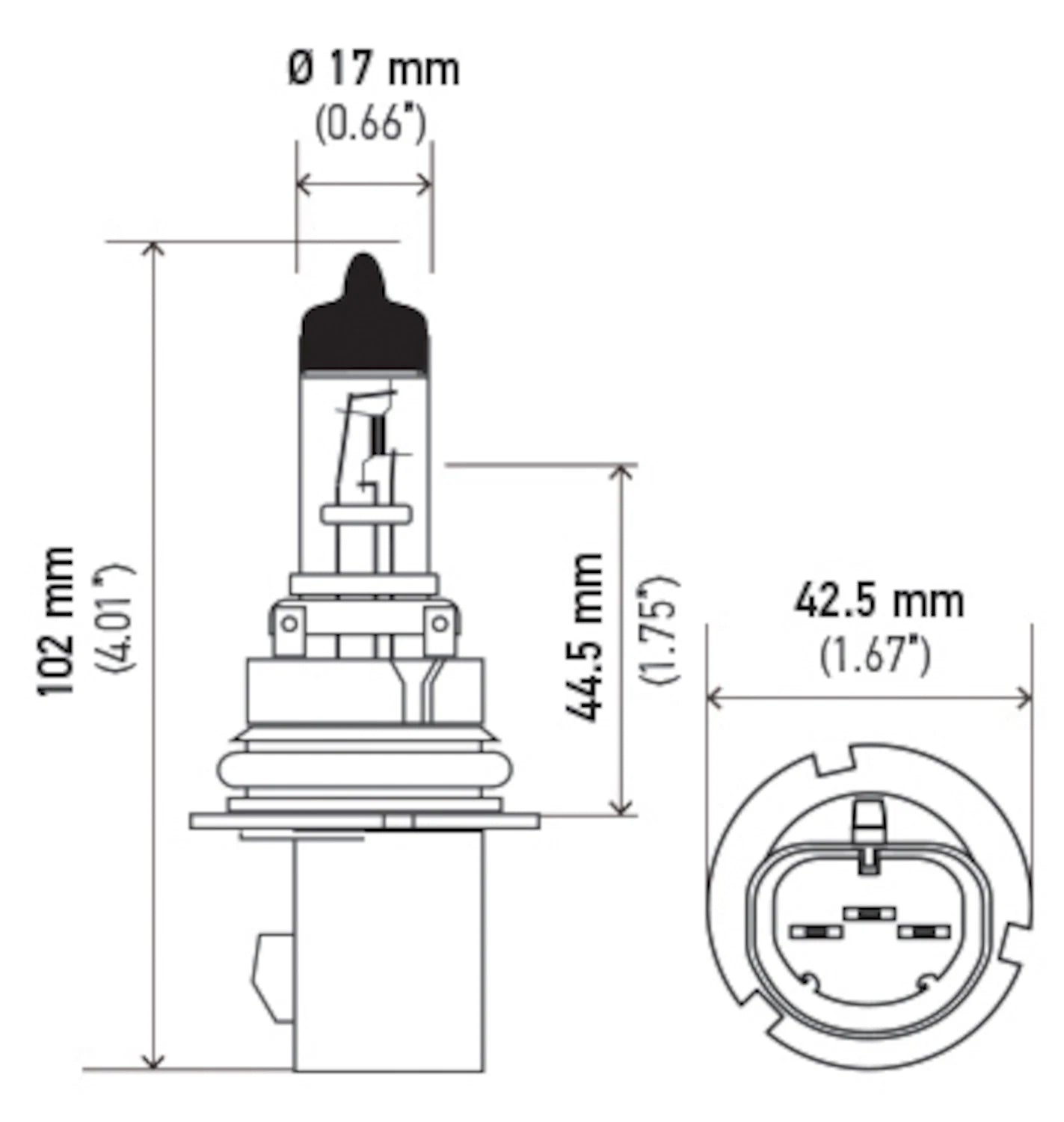 Hella Low Beam Headlight Bulb for Dodge Ram 1500 (H71071472)