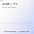 Replacement Passenger Side Tail Light Lens Housing for Toyota 4Runner (2006–2009)