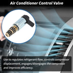 AC Compressor Control Solenoid Valve No. 10557C for Chevrolet GMC Honda 