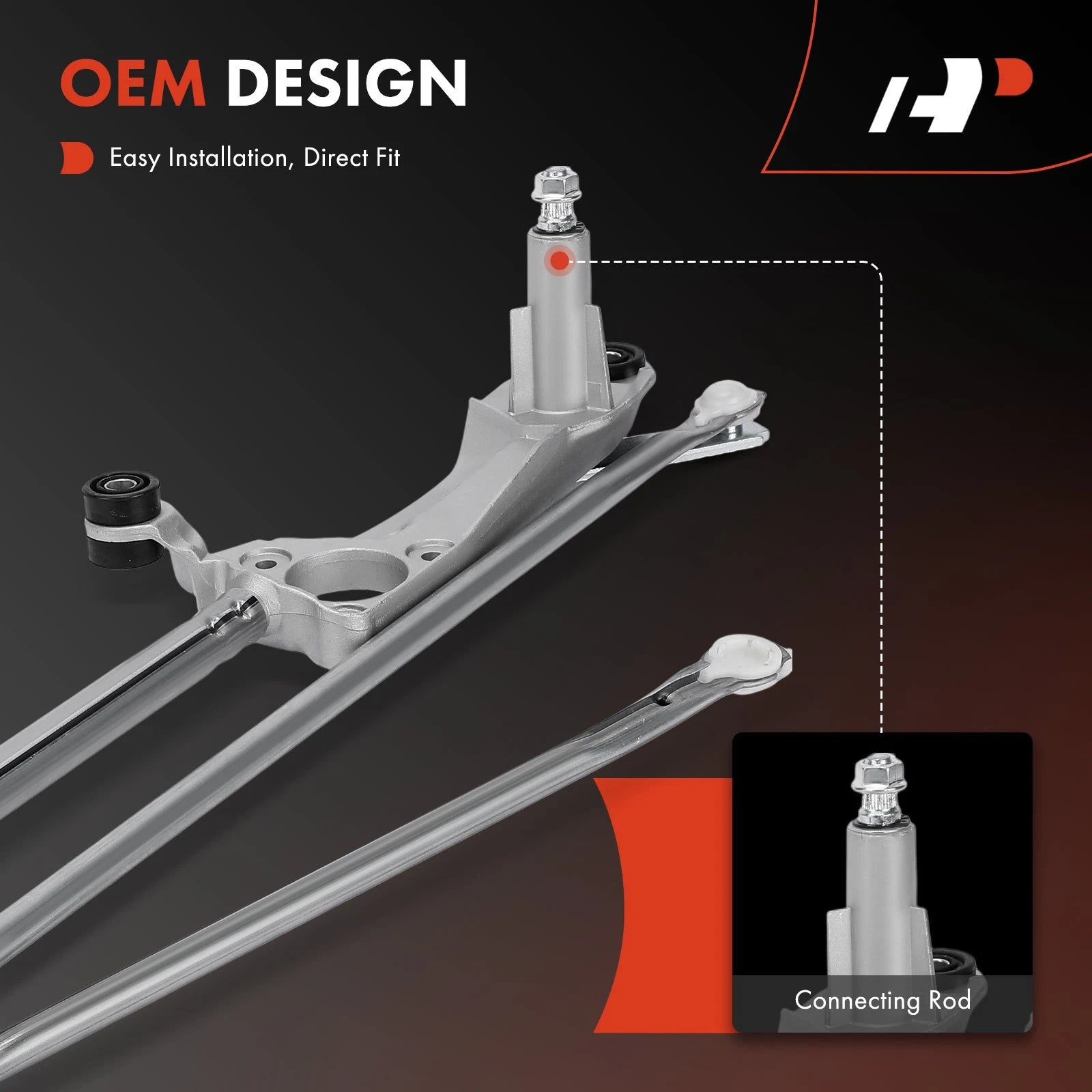 Wiper Linkage Front for Toyota Camry (2002–2006) Left Hand Drive USA Built