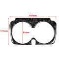 Water Cup Holder Cover Trim for Benz C GLC E Class 15-21 Wood Grain