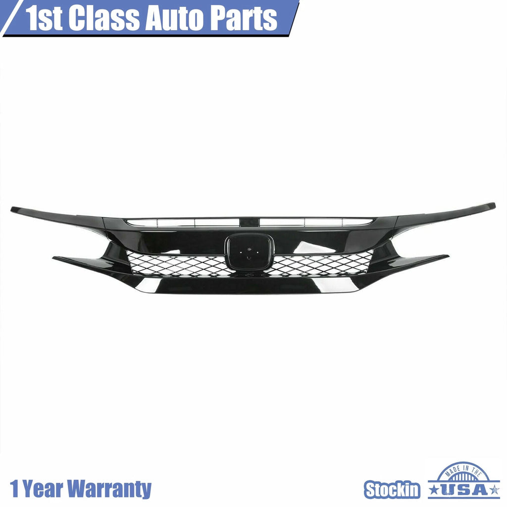Type R Style Front Grille for Honda Civic (2016-2020)
