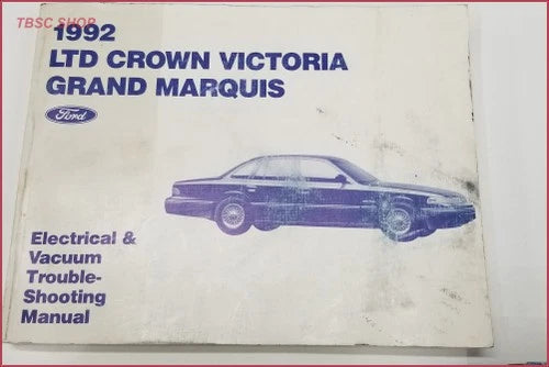 Power Train Manual Collection for Grand Marquis Town Car Victoria (1992)