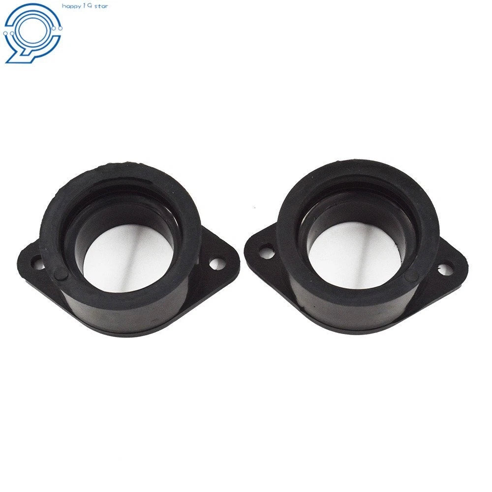 2Pcs Carburetor Insulator Intake Boot Set for Kawasaki KZ440 (1980–1983) 16065-1027
