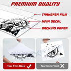 Compass Navigation Hood Sticker for Truck, Waterproof Vinyl (2010-2020)