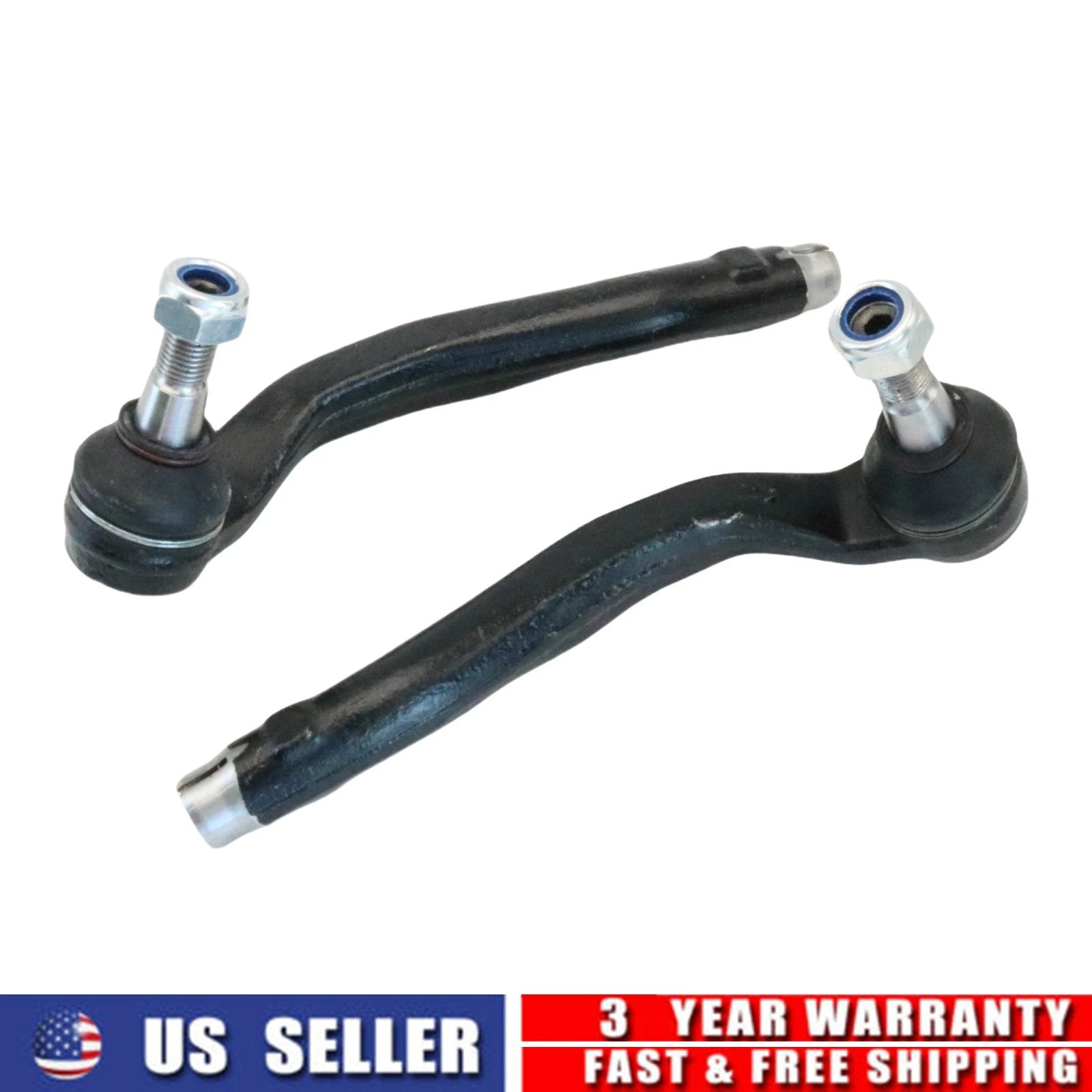 Outer Tie Rod End Pair for Mercedes ML320 ML430 ML55 AMG ML500 (1998–2005)