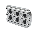 Chrome Large Brake Pedal Pad for Harley Touring Street Road Glide Softail (2014-2023)