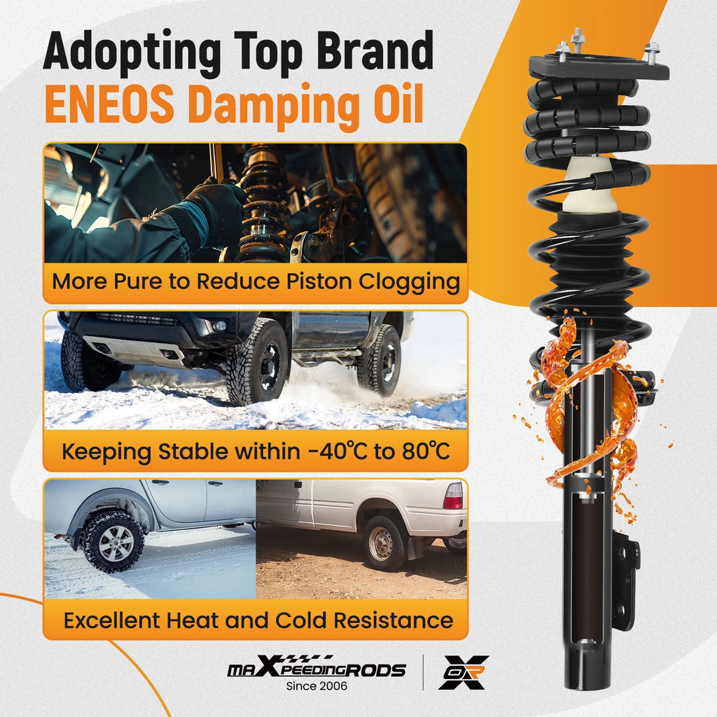 Complete Rear Struts with Spring for Malibu Grand Am Alero (1999-2005)