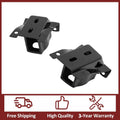 Set of 2 Black Rear Bumper Retainer Brackets for Express Savana Van (1996–2024)
