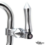 2.5" Chrome Foot Pegs for Harley Sportster Dyna Touring Soft