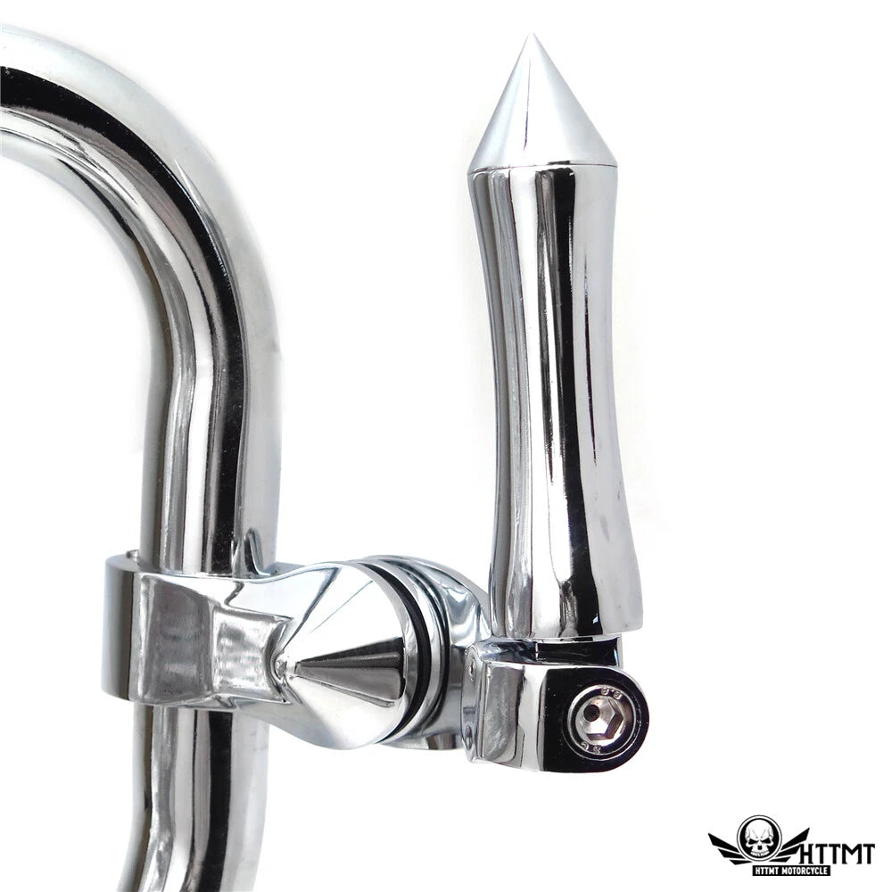 2.5" Chrome Foot Pegs for Harley Sportster Dyna Touring Soft
