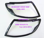 Headlight Lamp Cover Trim for Ford Ranger Wildtrak (2012-2014)