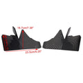 Air Deflector Spoiler Winglets for Aprilia RS457 (2024) Simulated Carbon