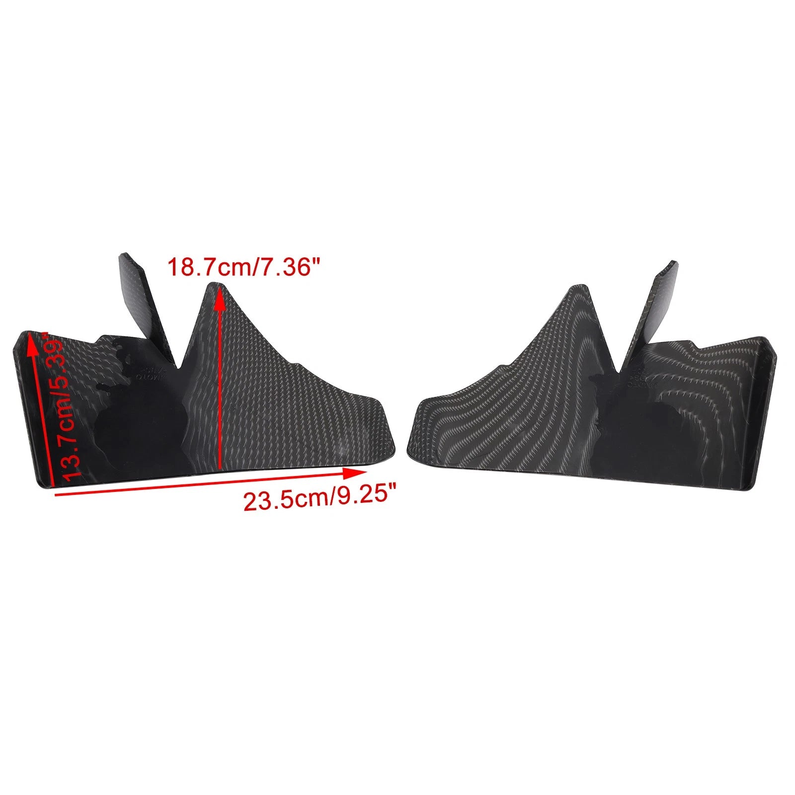 Air Deflector Spoiler Winglets for Aprilia RS457 (2024) Simulated Carbon