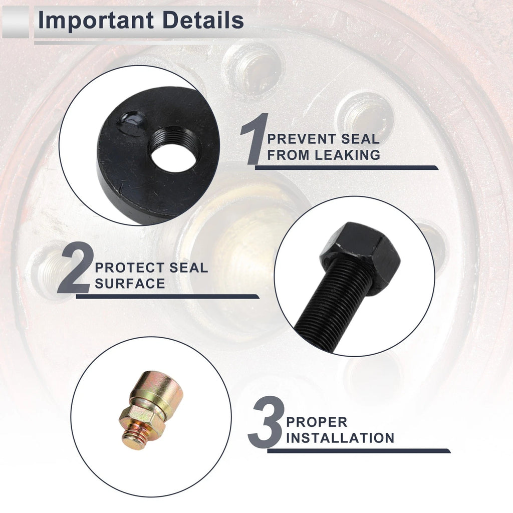 Front Crankshaft Seal Wear Ring Remover for Ford Super Duty F250 F350 (2003–2023)