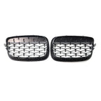 Diamond Grille Front Bumper Kidney for BMW X5 X6 (2007-2013)