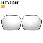 Pair White Heated Mirror Glass for Honda CR-V (2007–2011)