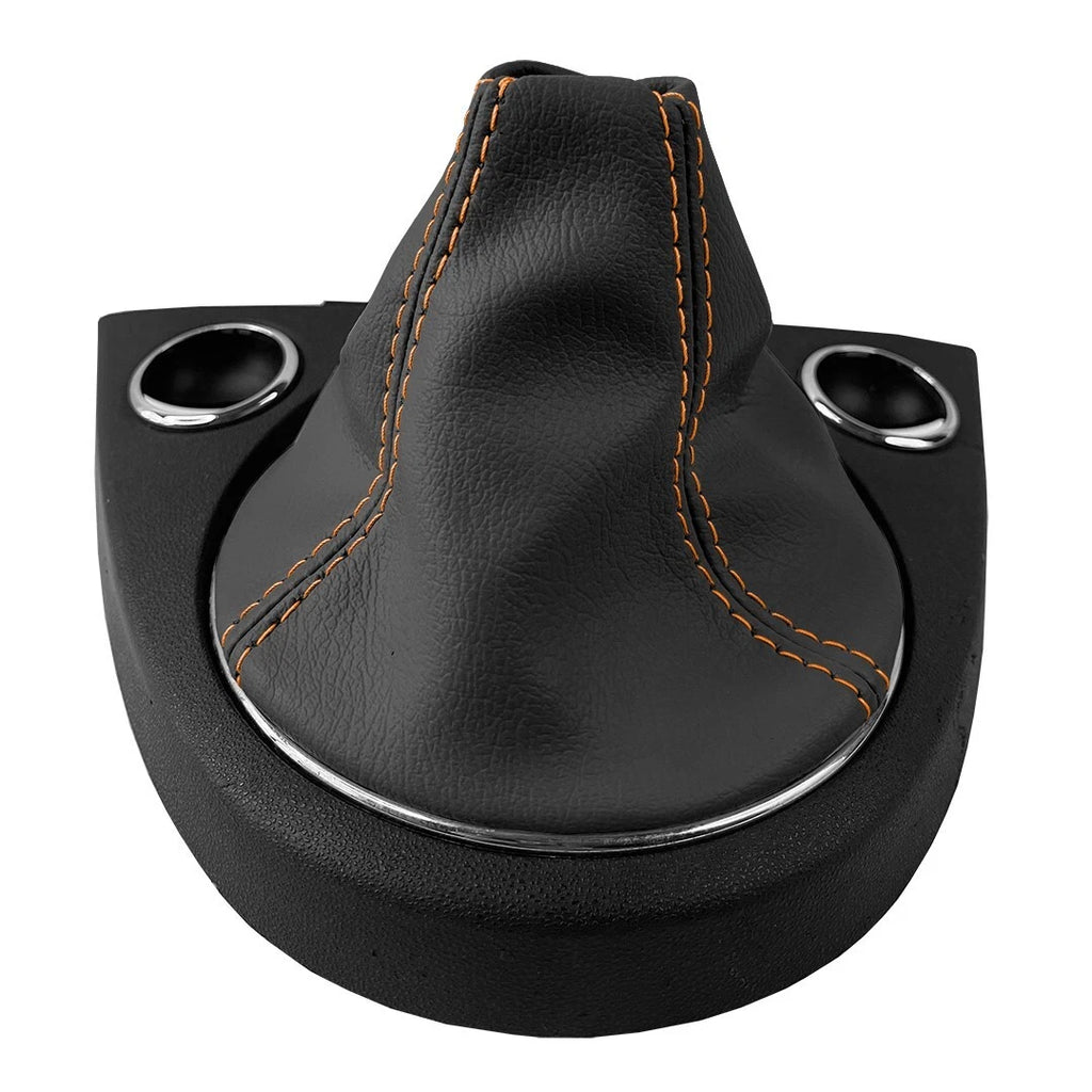 Manual Shift Boot for Fiat 500 Abarth (2012–2019) Orange Stitch