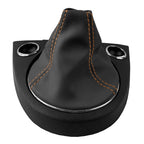 Manual Shift Boot for Fiat 500 Abarth (2012–2019) Orange Stitch
