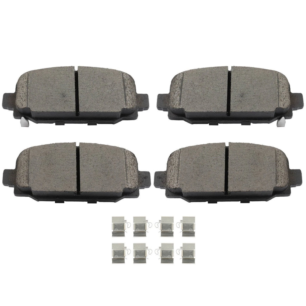 Rear Ceramic Disc Brake Pads for Jeep Compass (2017–2023)