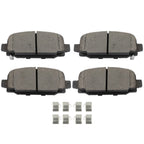 Rear Ceramic Disc Brake Pads for Jeep Compass (2017–2023)
