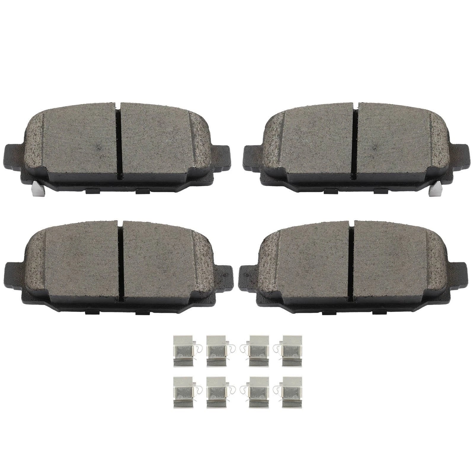Rear Ceramic Disc Brake Pads for Jeep Compass (2017–2023)