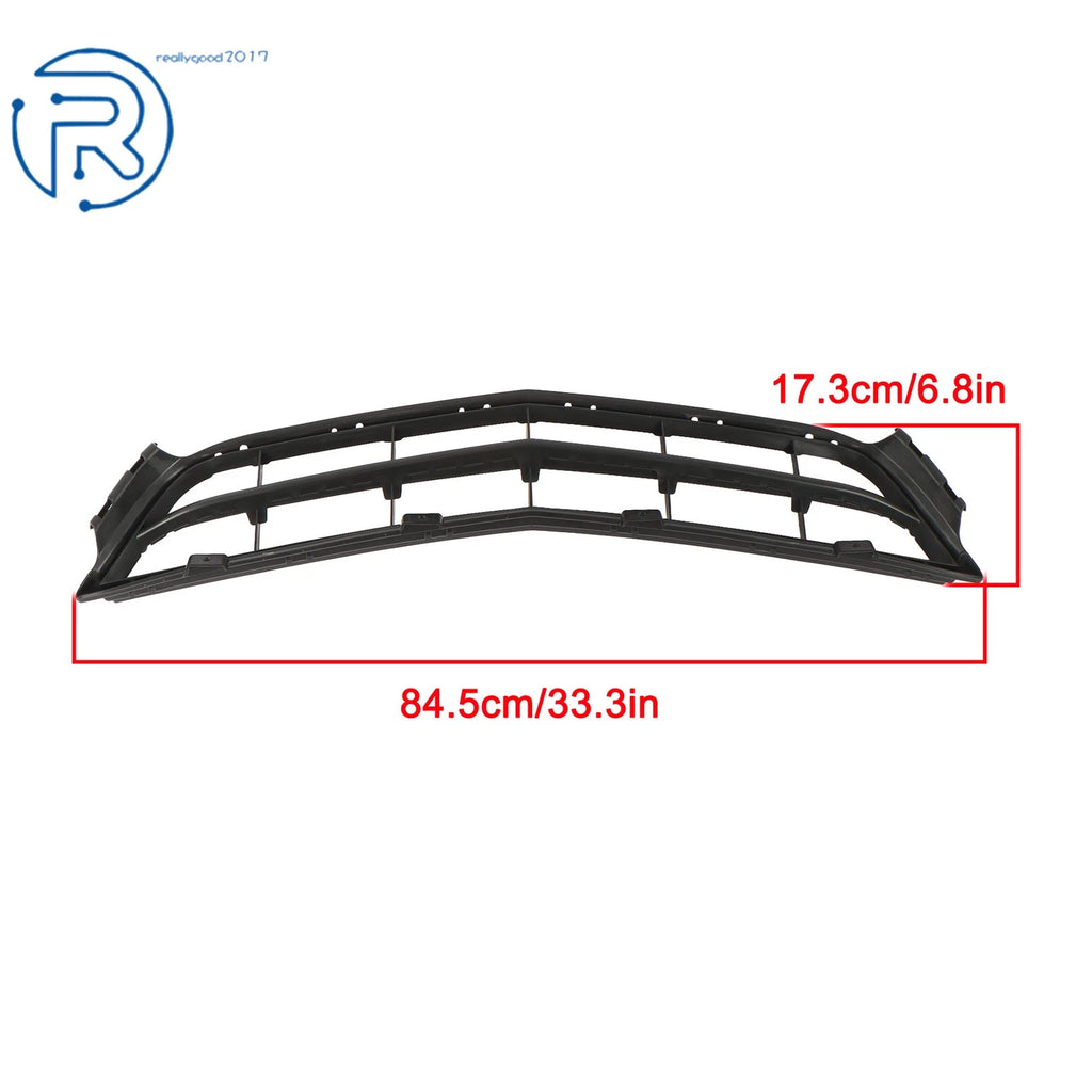 Front Bumper Cover Grille for Acura MDX (2014-2016) Black