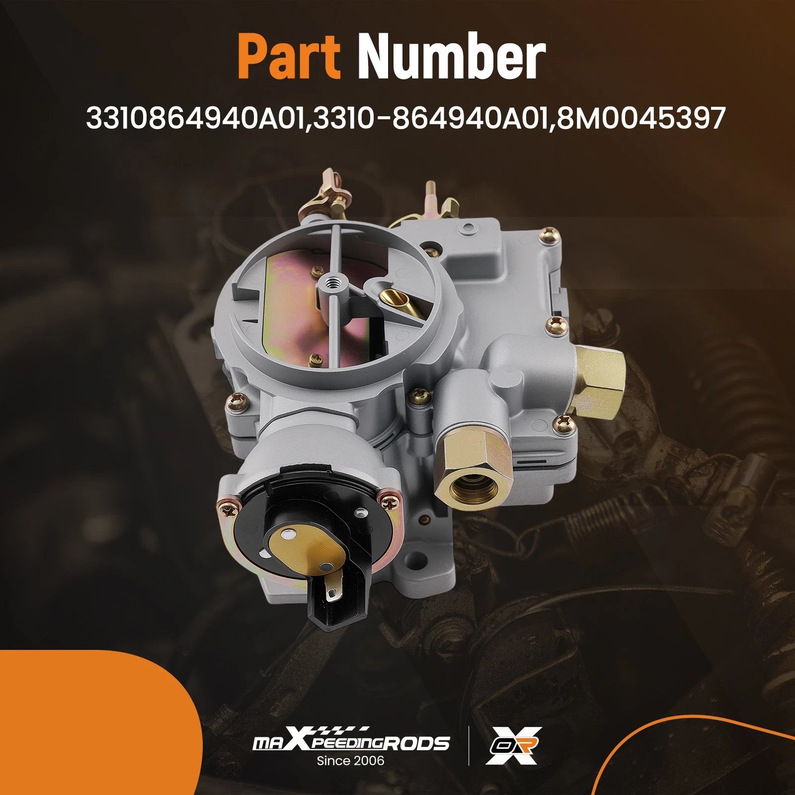 8M0045397 Carburetor for Mercruiser Mercury Marine 2.5L 3.0L (1990–2000)