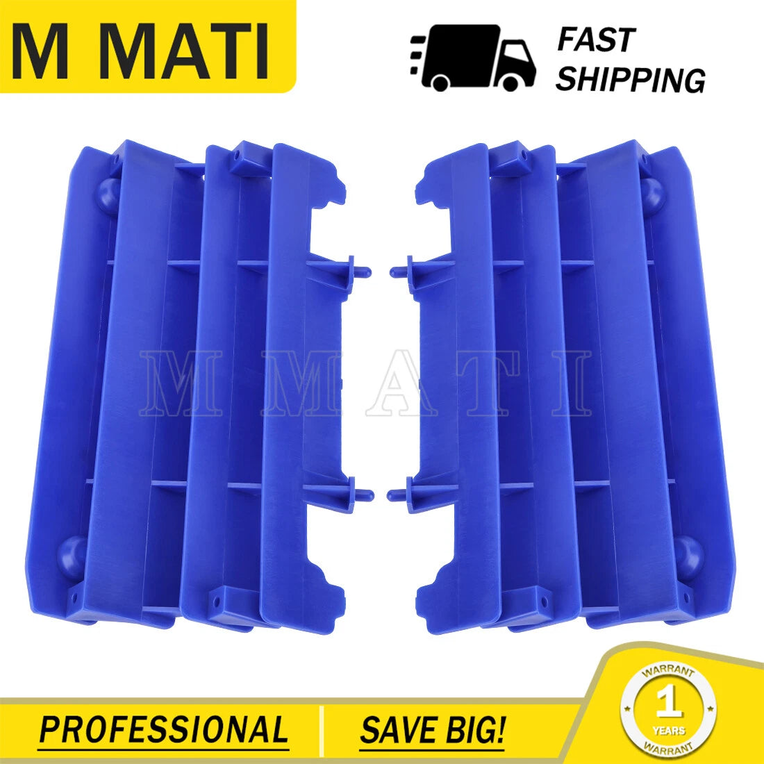 2Pcs Radiator Shrouds for Yamaha YZ125 YZ125X YZ250 YZ250X (2015–2023)