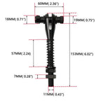 Adjustable Heavy Duty Weld-On Limit Strap Clevis Mounting Kit for
