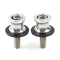8MM Swingarm Spools Slider Screws for KAWASAKI ZX6R (2012-2021) Silver CNC