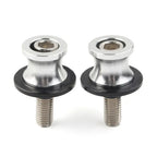 8MM Swingarm Spools Slider Screws for KAWASAKI ZX6R (2012-2021) Silver CNC