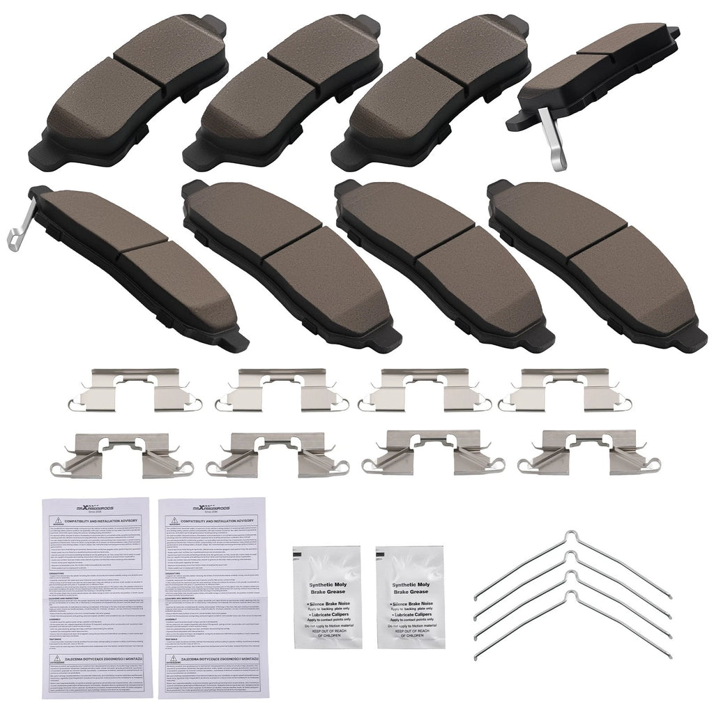 Front Ceramic Brake Pads for Suzuki Equator (2009–2012) and Nissan Xterra (2005–2015)