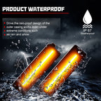 Smoked Amber LED Front Bumper Side Marker Lights for Pontiac Firebird (1998–2002)