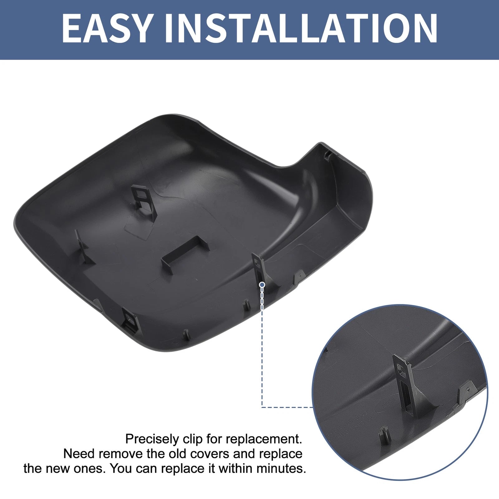 Left Passenger Side Mirror Cover Cap for Fiat Talento (2016–2020)