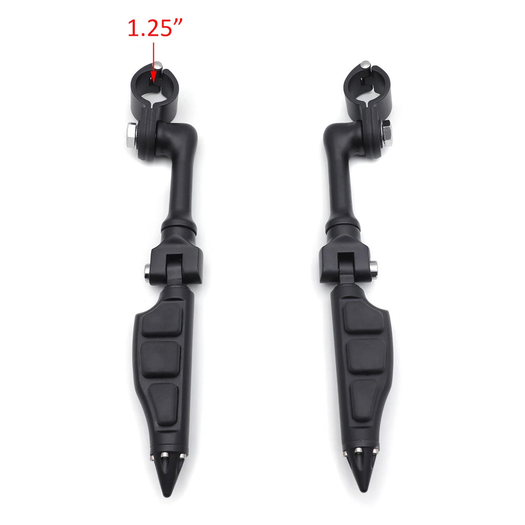 4.5" Stiletto Spike FootPeg for Harley Honda Yamaha (Fits 1.25" Engine Guard)