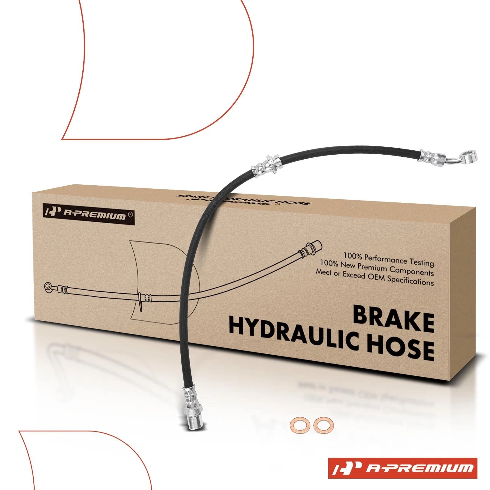 Rear Left Brake Hydraulic Hose for Subaru Impreza (2004–2007)