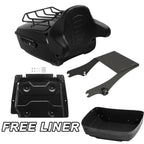Trunk Mount Rack Pad Plate for Harley Touring (1997–2008) Black
