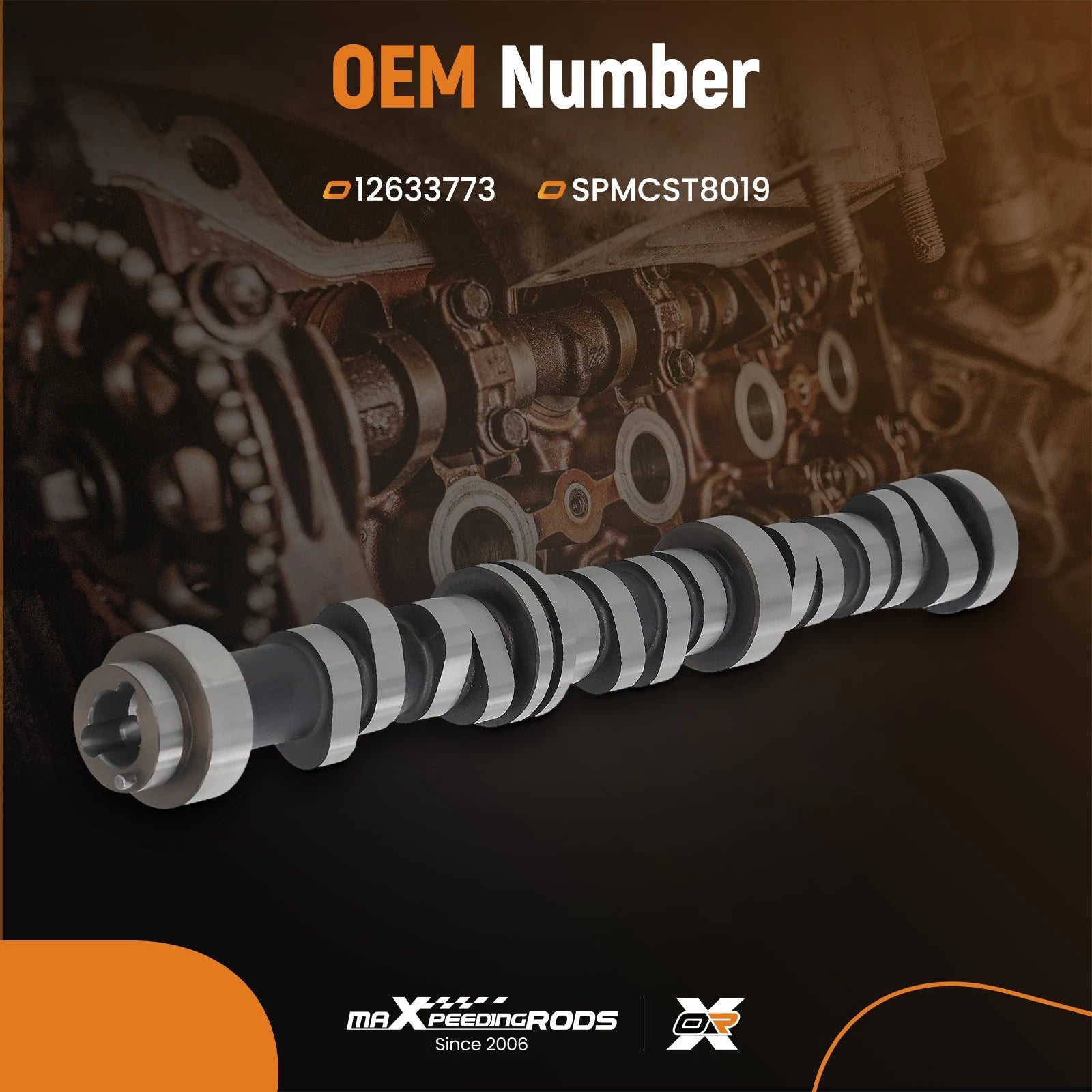 Camshaft for Chevy Silverado 1500 GMC Sierra 1500 4.3L (2014–2020) 12633773