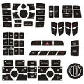 Enhanced Visibility Button Repair Sticker for Audi Q7