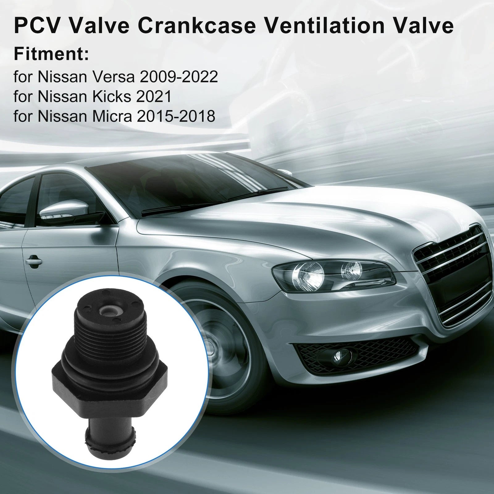 PCV Valve for Nissan Versa (2009–2022) 118106N202/11810AR000