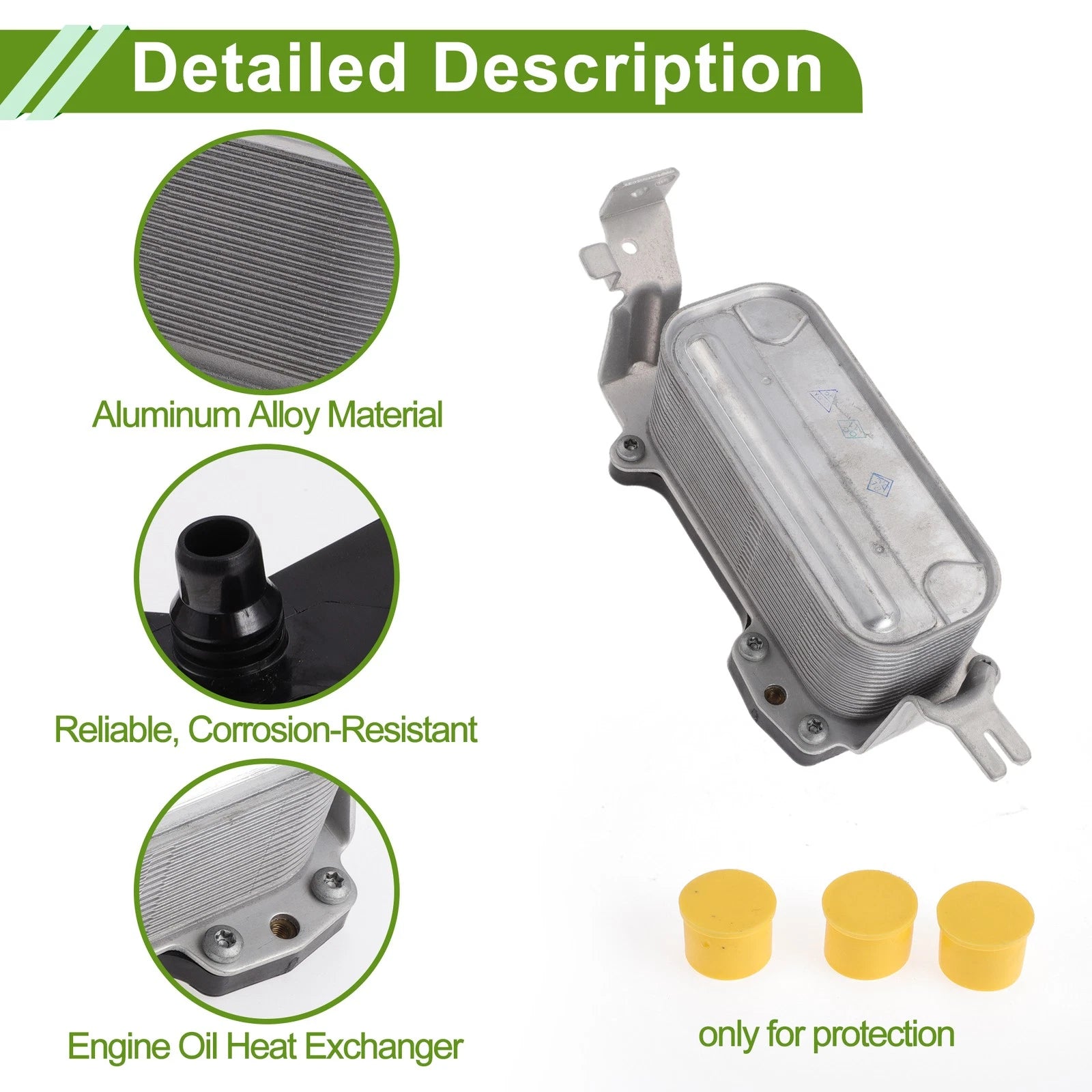 Engine Oil Cooler for BMW 550i (2009–2016) No. 17217638580