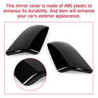Gloss Black Side Mirror Cover Caps for Toyota Tundra Sequoia (2007-2019)