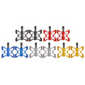 Flat Pedals for PROMEND MTB Road Bike (Ultralight Aluminum, 3 Bearings)