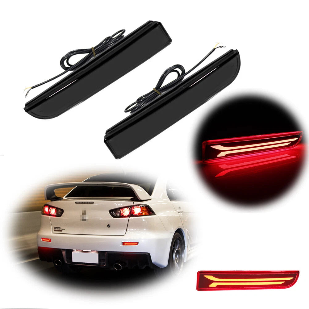 3-in-1 Rear Tail Foglight with Sequential Turn Signal LED for Mitsubishi Lancer Evo