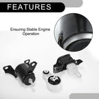Engine Motor Trans Mount Set for Ford Fiesta 1.6L (2011–2017)