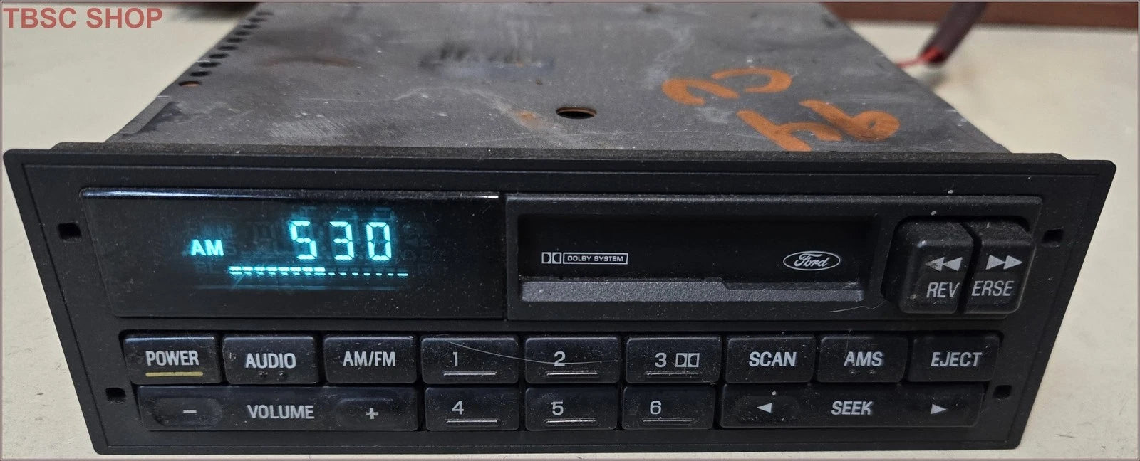 Radio Tape AM FM for Ford Crown Victoria Marquis (1992–1994) F3AF-19B132-AE