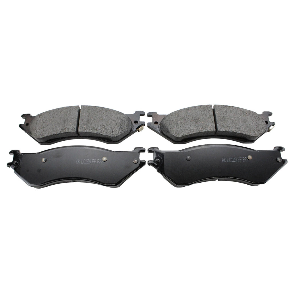 Set of 4 Rear ProAct Disc Brake Pads for Dodge Ram 1500/2500/3500 (2000–2008)